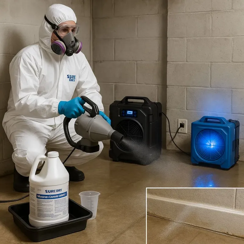 Sanitization and Odor Removal process in Westhampton, NY